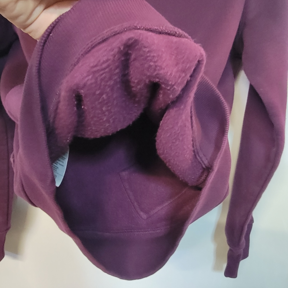 Carhartt Women's Relaxed Fit Purple Hoodie - Picture 8 of 11